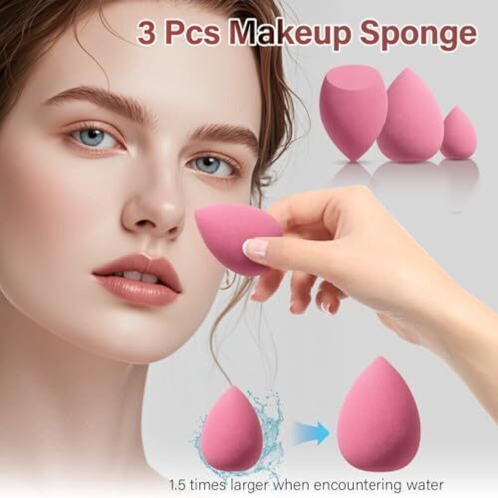 Makeup Brushes Set, Professional 26 Pcs Makeup Kit, Include Powder Foundation - Picture 4 of 5